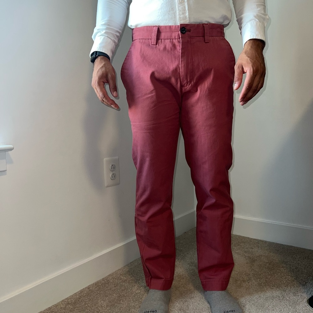 Banana Republic Salmon Emerson Chinos Relaxed Fit